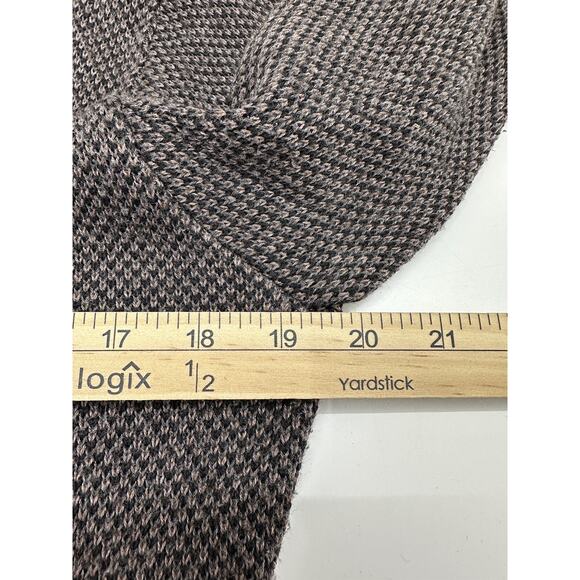 Joan Vass Womens Cardigan Size 1 Brown Button Up Long Sleeve Pockets - Picture 8 of 11